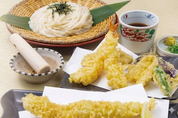 穴子天ぷらざる大画面